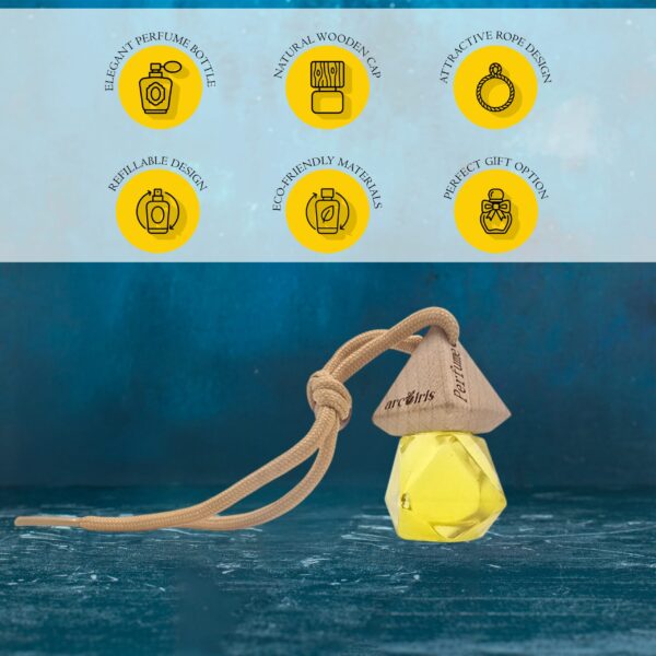 Car Hanging Perfume(Green Apple) - Image 2