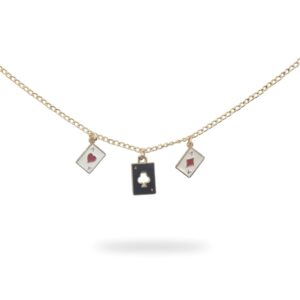 3 Charm Playing Cards Bracelet