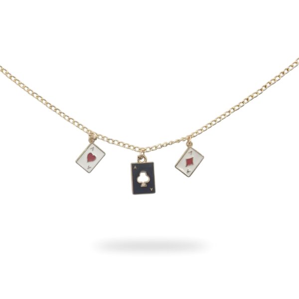 3 Charm Playing Cards Bracelet