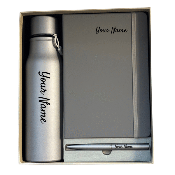 3 in 1 Pen, Bottle & Diary Set