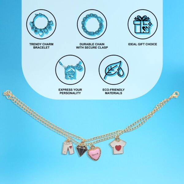 4 Charm Love & Fashion Bracelet - Image 2