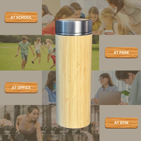 Bamboo Water Bottle - Image 3