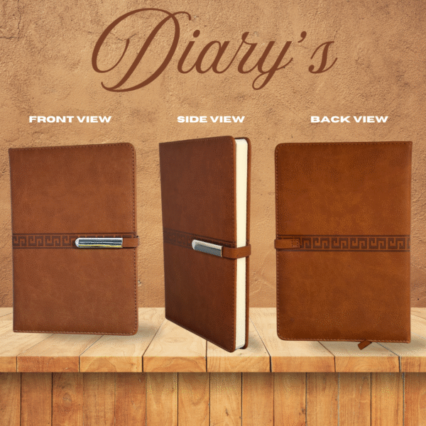 4-in-1 Brown Diary Gift Set - Image 5