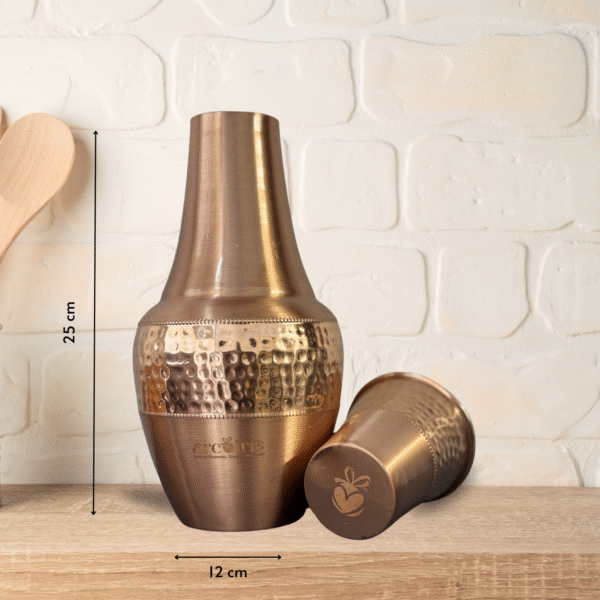 Copper Jug and Glass Set - Image 3
