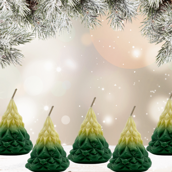 Christmas Tree Shaped Candle - Image 2