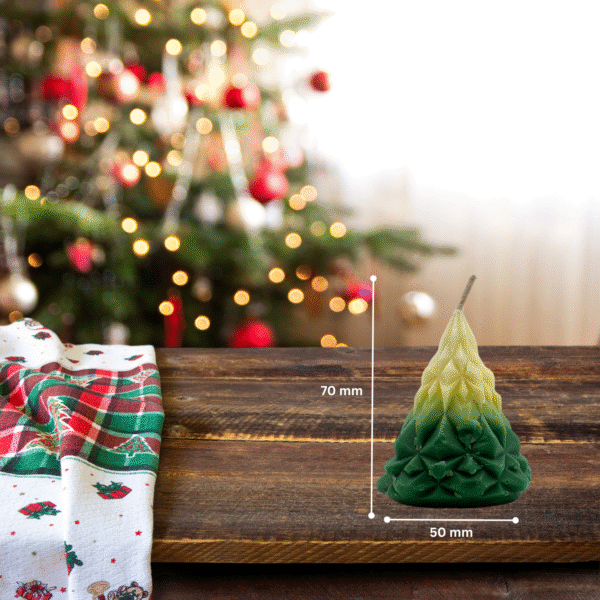 Christmas Tree Shaped Candle - Image 3