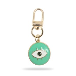 Evil Eye Keychain Green 01