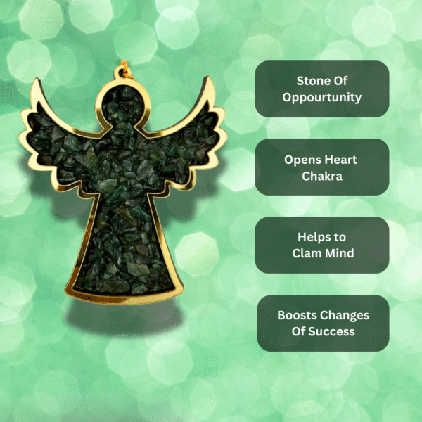 Green Aventurine Angel - Image 2