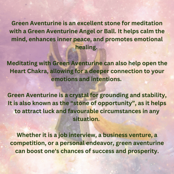 Green Aventurine Angel - Image 3