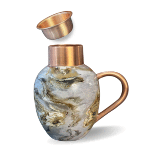 Marble Print Copper Jug
