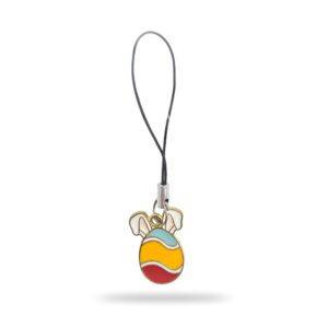 Colourful Bunny Egg Mobile Thread Charm