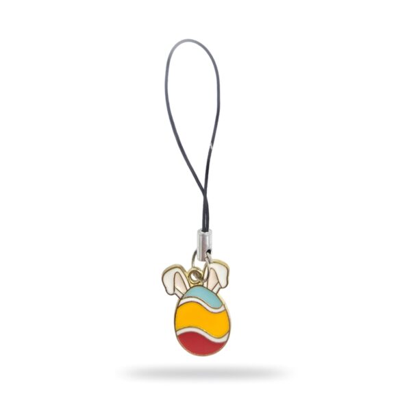 Colourful Bunny Egg Mobile Thread Charm