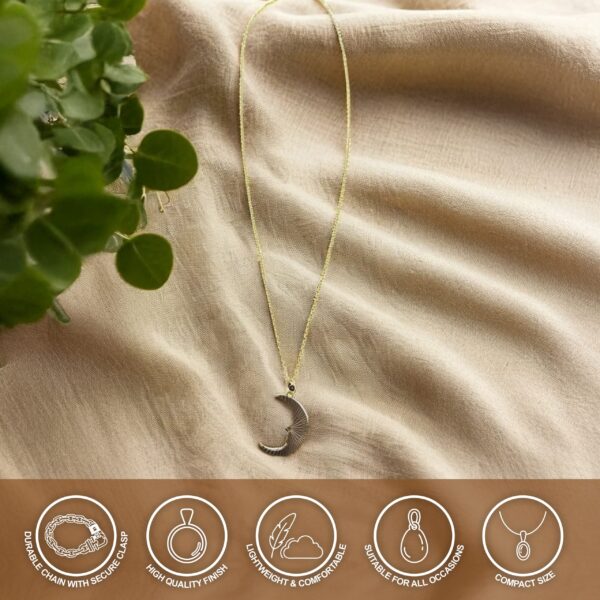 Moon Pendant Necklace - Image 2