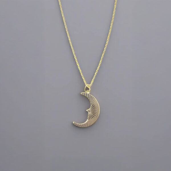 Moon Pendant Necklace - Image 3