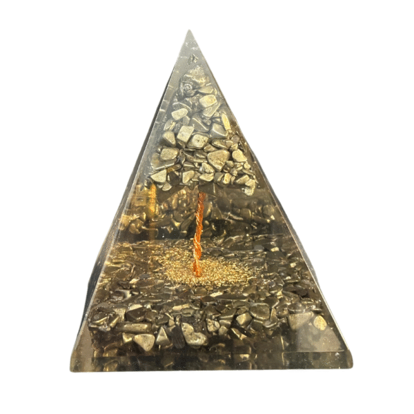 Pyrite Chips Pyramid