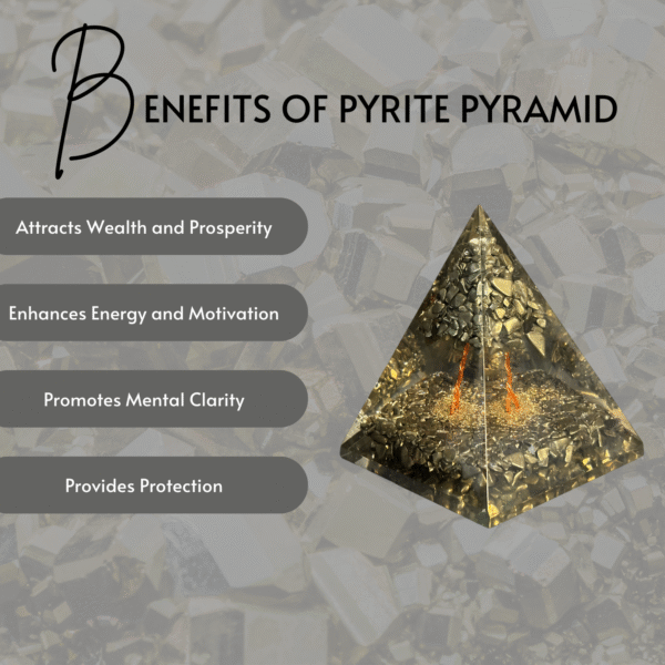 Pyrite Chips Pyramid