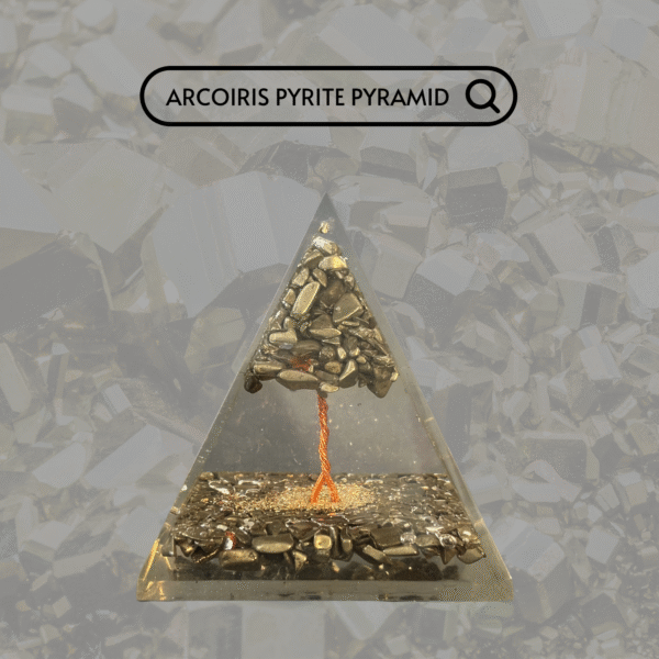 Pyrite Chips Pyramid