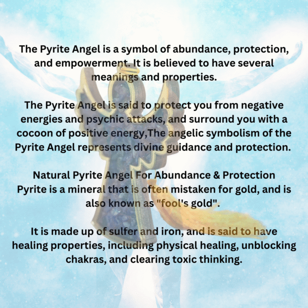 Pyrite Stone Angel - Image 3