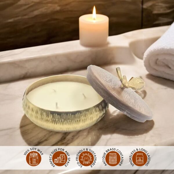 Sented Candle with Top (White Sage)