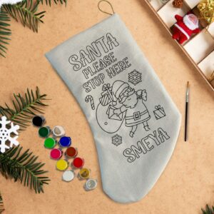 Personalised Christmas Theme Drawstring Bag