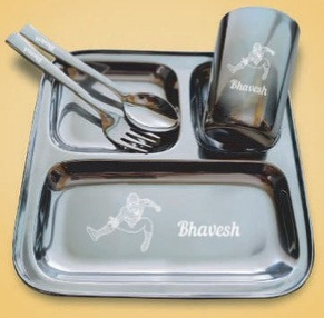 Personalised 3 in 1 Thali Set