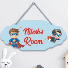Personalised Kids Door Plate