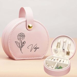 Personalized  Travel Jewelry Case