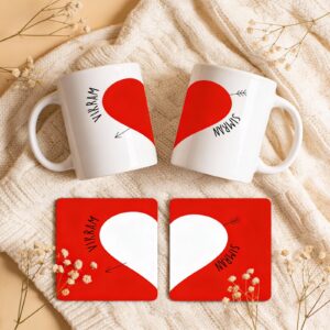 Valentine’s Special | Couple Mug & Coaster Set