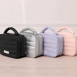 Personlised Large Capacity Multi-Functional Storage Bag Simple Style Portable Polyester Cosmetic Bag Zipper Closure