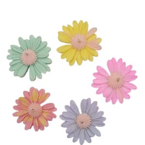 Daisy flower floating candle (set of 5