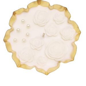 urli candle with small flower and pearl