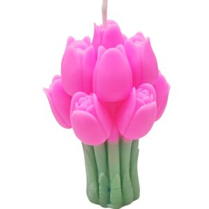 Pink Tulip scented candle