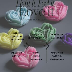 rose heart set of 5
