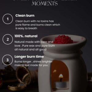 burner rose wax melt