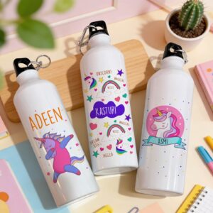 Personalised 750ml Metal Bottles