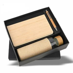 Wooden Diary 3 in 1Gift set