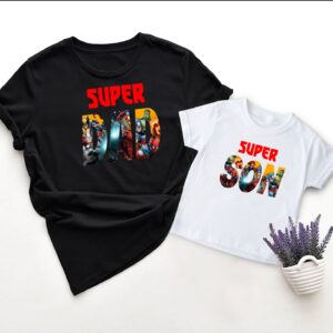 Matching Father & Kids Cotton T-Shirts