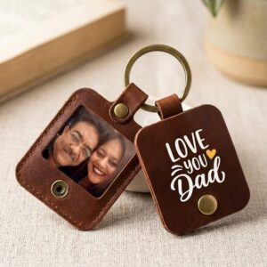 personalised photo keychain