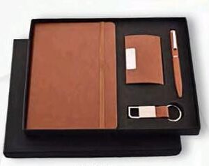 4 In 1 Gift set  Diary, Pen, Cardholder, keychain