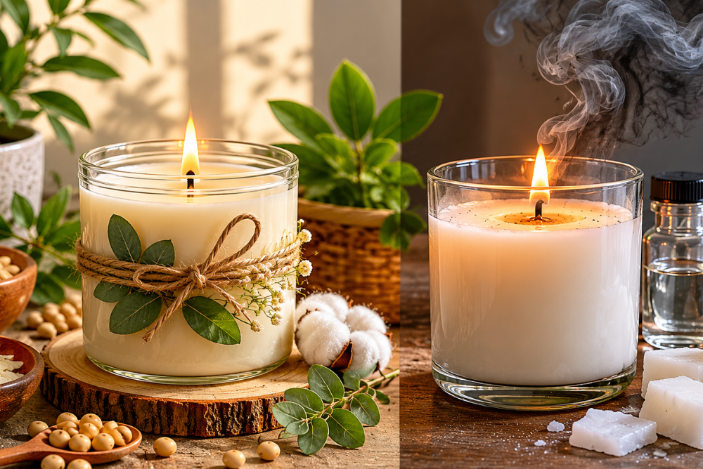 Soy Candles vs. Paraffin Candles