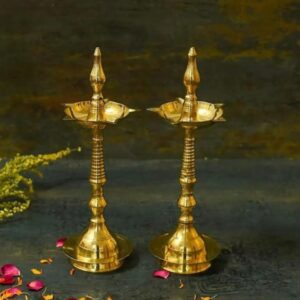 Brass samai set - 9 Inch