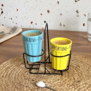 Set of 2 unbrrakable tea cup (150ml)