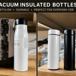 Smart Temperature Display Bottle (Blue & White)