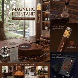 Magnetic pen stand