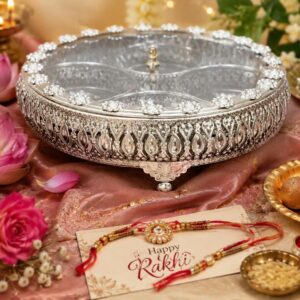 Dry fruit set with 4 compartments