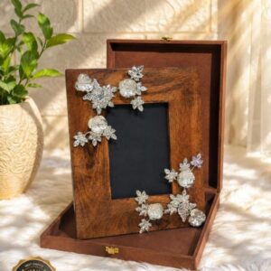 Wooden Photo Frame With Violet Finish 12"*10"